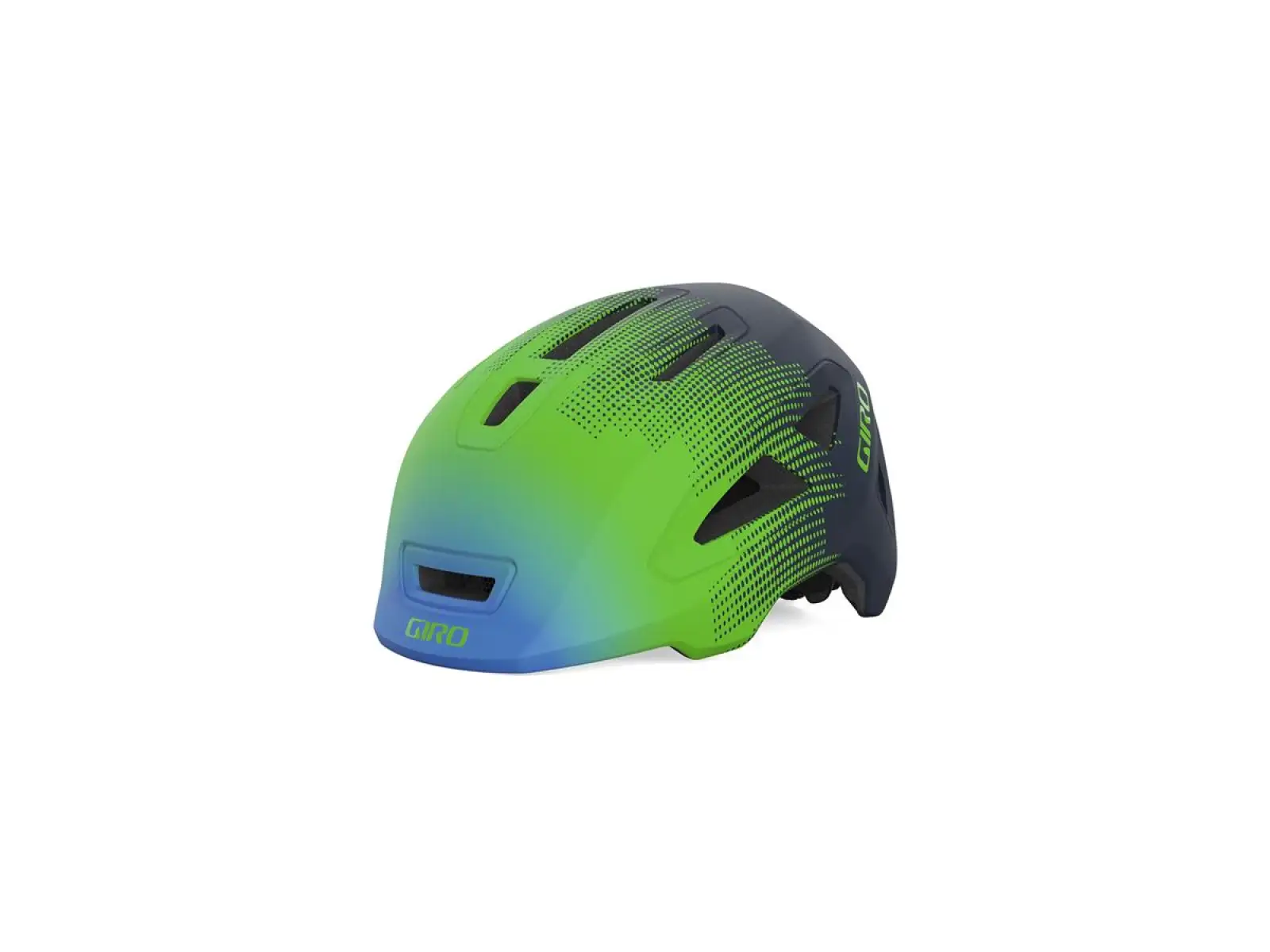 Giro Scamp II dětská přilba Mat Blue/Green Towers