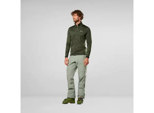 Salewa Sella Crevasse pánská mikina Dark Olive