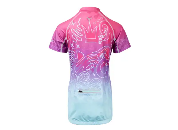 Silvini Scrivia dětský dres fuchsia/turquoise