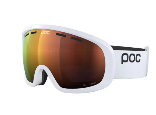 POC Fovea Mid sjezdové brýle Hydrogen White/Partly Sunny Orange