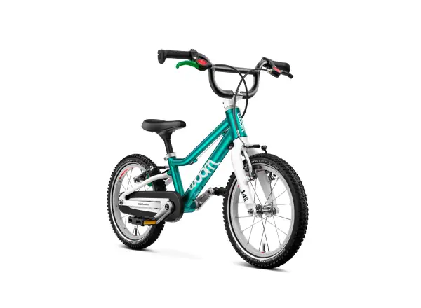 Woom GO 2 dětské kolo 14" Metallic Turquoise