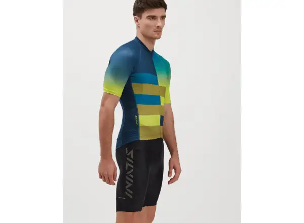 Silvini Mazzano pánský dres krátký rukáv Navy/Lime