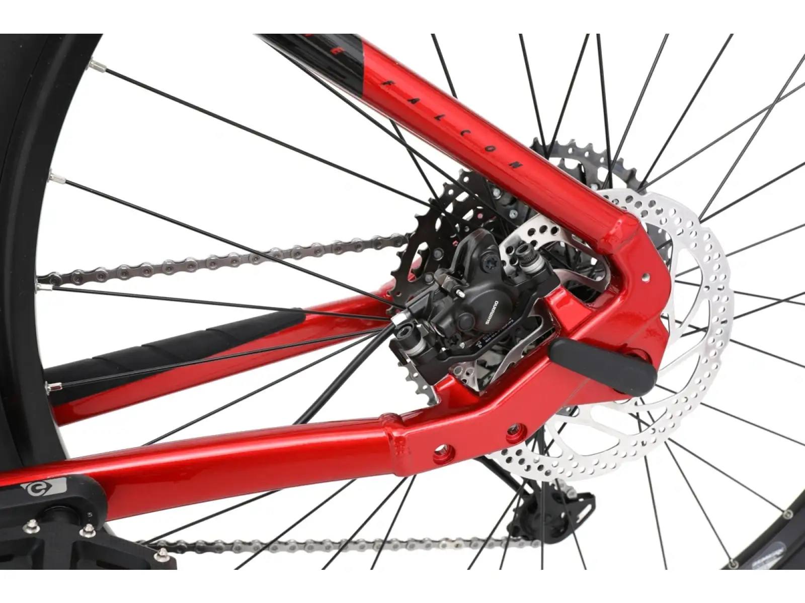 Apache Falcon 2 Bosch CX 800 Wh horské elektrokolo červená