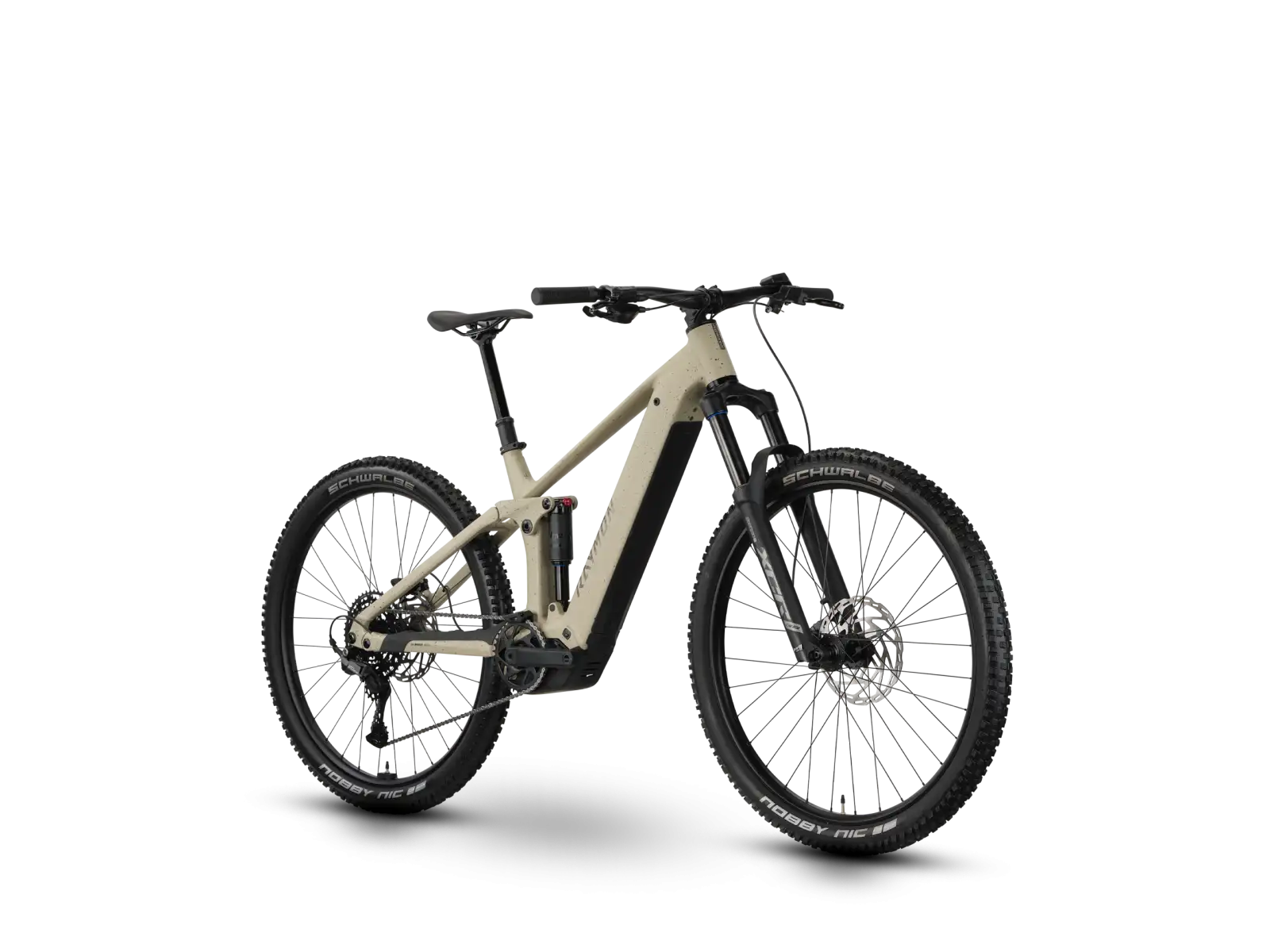 Raymon Korak Comp greige/taupe celoodpružené elektrokolo