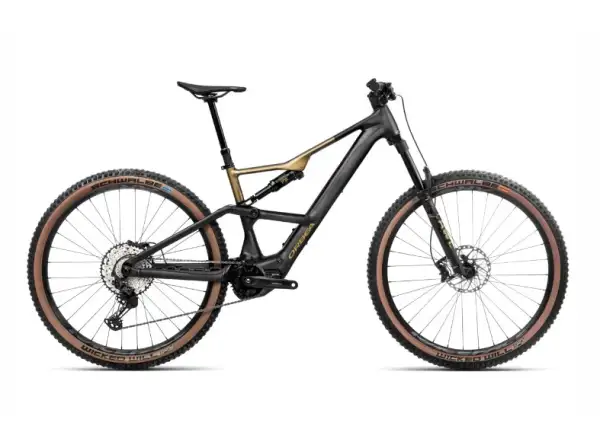 Orbea RISE SL H20 celoodpružené lehké elektrokolo Black/Olive Green