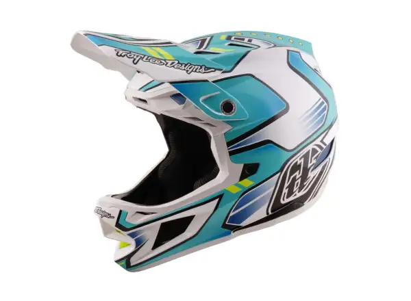 Troy Lee Designs D4 Composite MIPS přilba Crest Real Teal