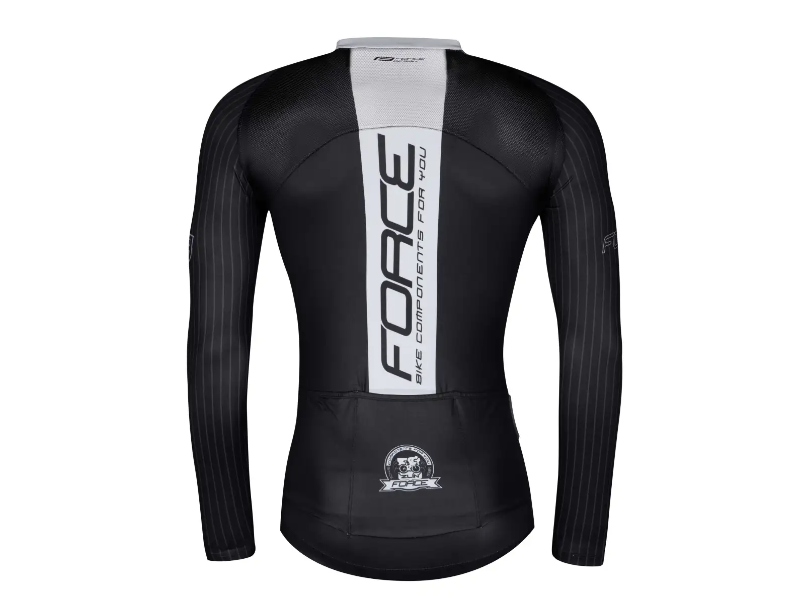 Force F Team Pro pánský dres dlouhý rukáv černo-šedá