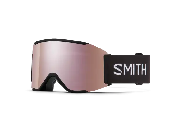 Smith Squad Mag lyžařské brýle Black / ChromaPop Everyday Rose Gold Mirror (2 skla)