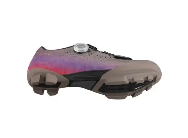Shimano SH-RX600 dámské gravel tretry šedá/lila