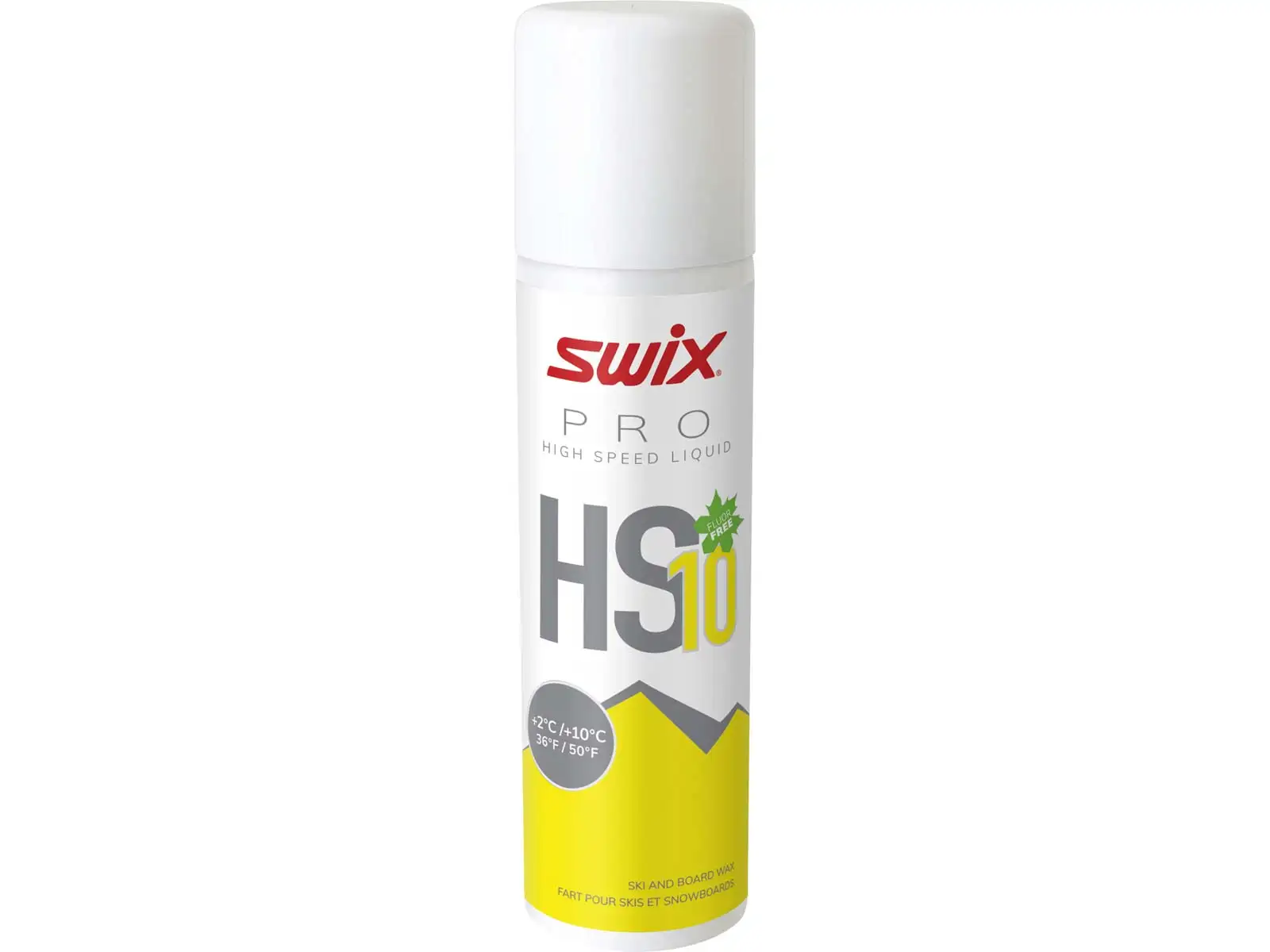 Swix HS10L High Speed skluzný vosk žlutá 125 ml