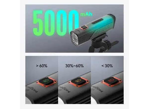 Magene AT1600 přední světlo s powerbankou