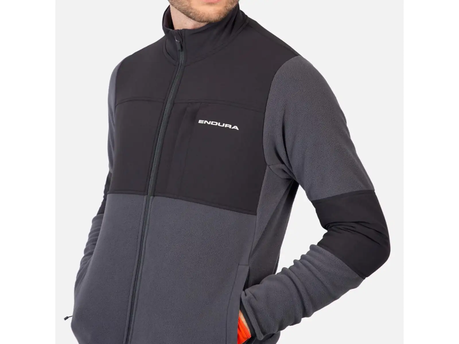 Endura Hummvee Full Zip Fleece pánská mikina černá