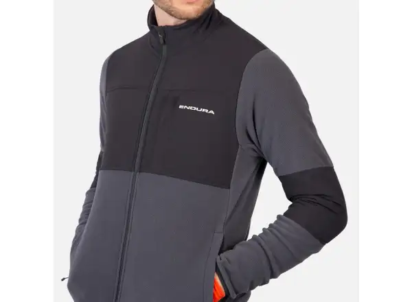 Endura Hummvee Full Zip Fleece pánská mikina černá