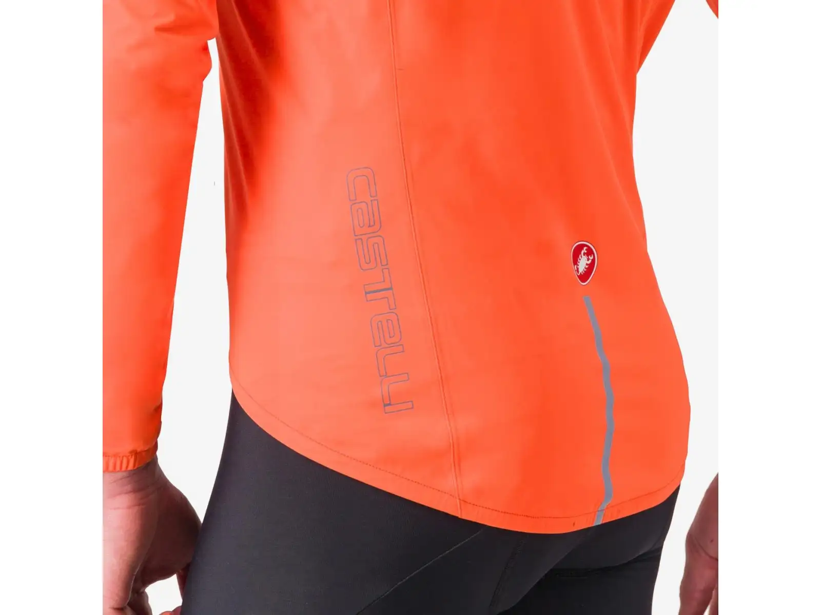 Castelli Emergency 3 Rain Jacket pánská bunda Brilliant Orange