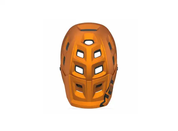 MET Terranova MIPS MTB přilba oranžová titanium metalická