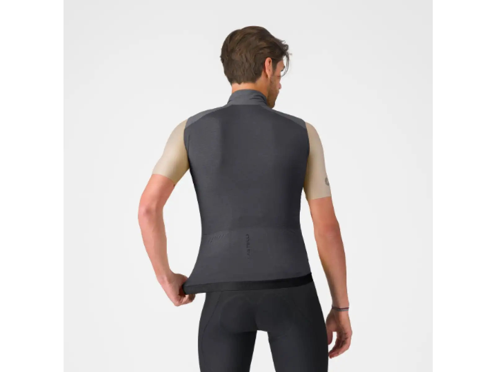 Castelli Espresso 2 pánská vesta Smoky Gray