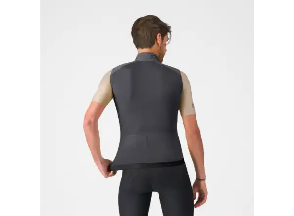 Castelli Espresso 2 pánská vesta Smoky Gray