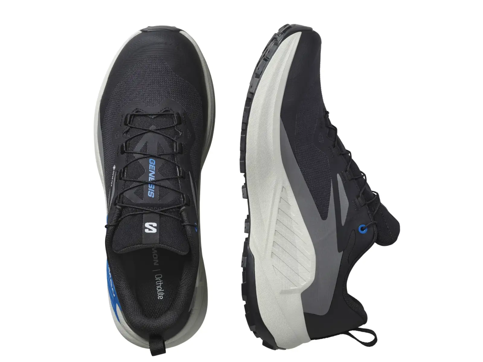 Salomon Genesis GTX pánská běžecká obuv Black/Lunar Rock