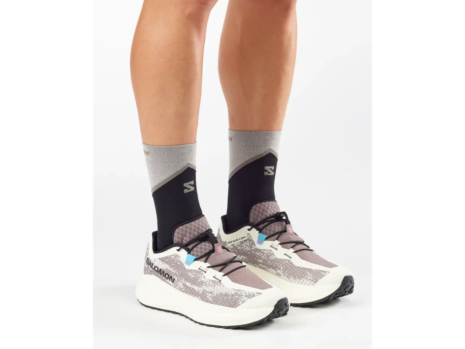 Salomon Aero Glide 4 GRVL pánská běžecká obuv Vanila/Black/Iron