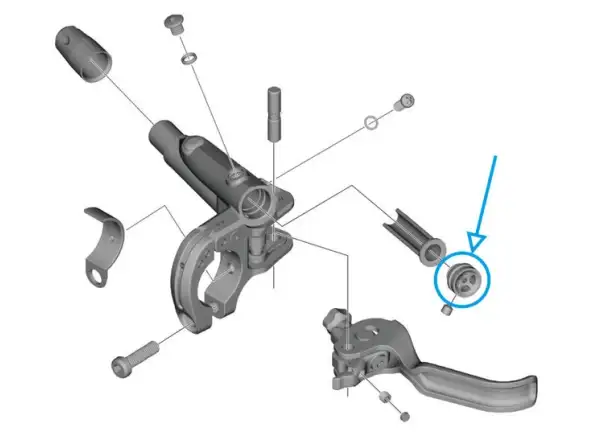 Shimano záslepka expanzní nádržky pro páku BL-M8000