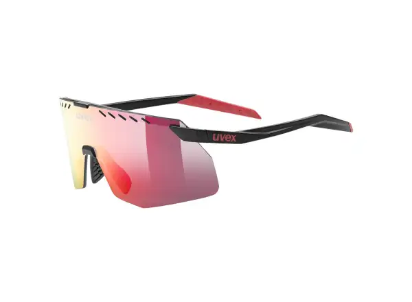 Uvex Pace Stage S sluneční brýle Black Matt/Mirror Red