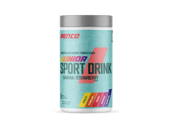 Penco Junior Sport Drink 700 g Iontový nápoj pro děti  Jahoda & Banán