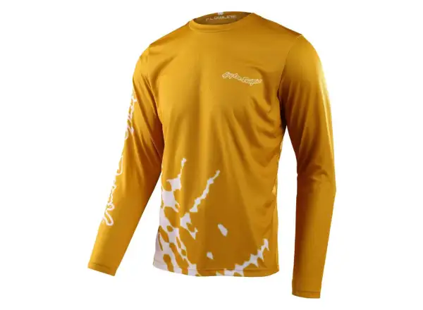 Troy Lee Designs Flowline pánský dres dlouhý rukáv Big Spin Gold Flake