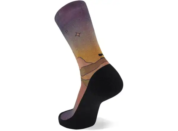 Mons Royale Atlas Crew Sock Digital ponožky Copper/Midnight