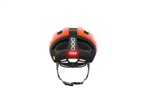 POC Omne Beacon MIPS silniční přilba Fluorescent Orange Matt/Uranium Black Matt