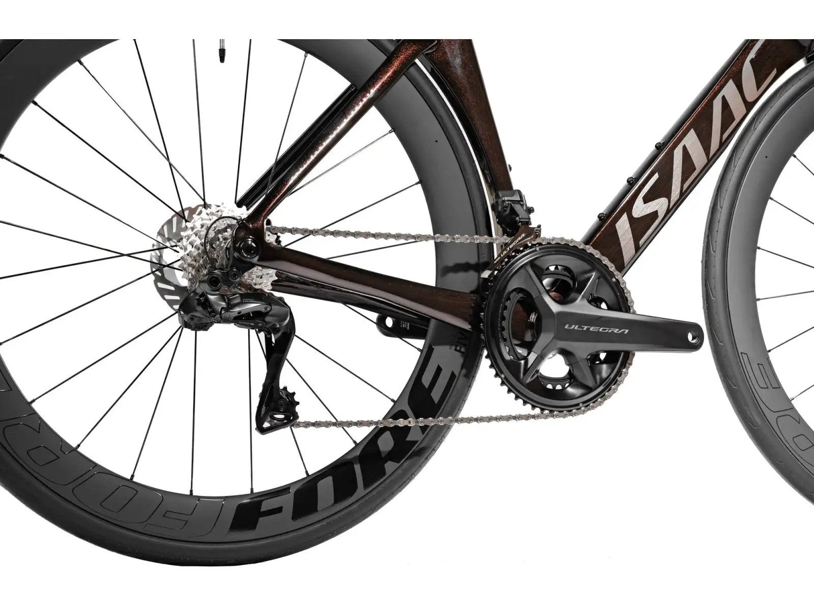 Isaac Meson Ultegra Di2 silniční kolo Ruby Red