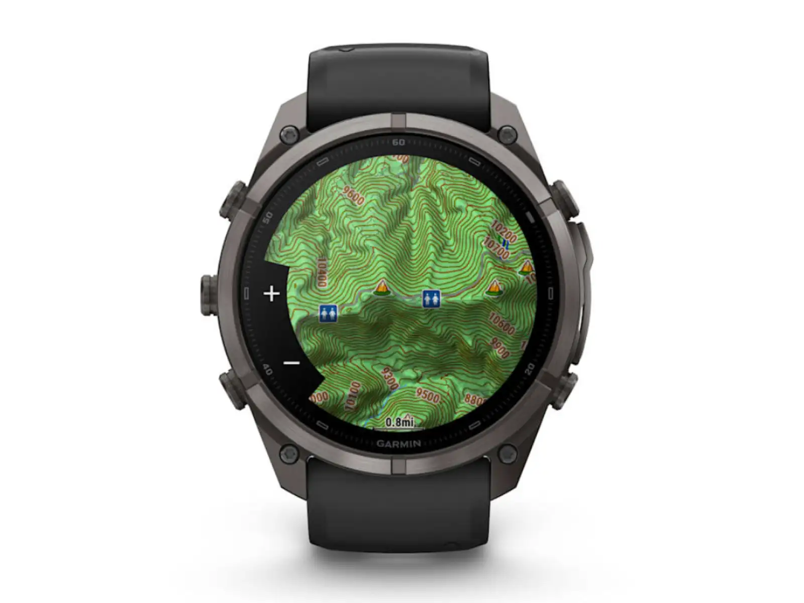 Garmin Fénix 9 Pro inReach 51 mm chytré hodinky Carbon gray DLC Titanium Black/Pebble gray