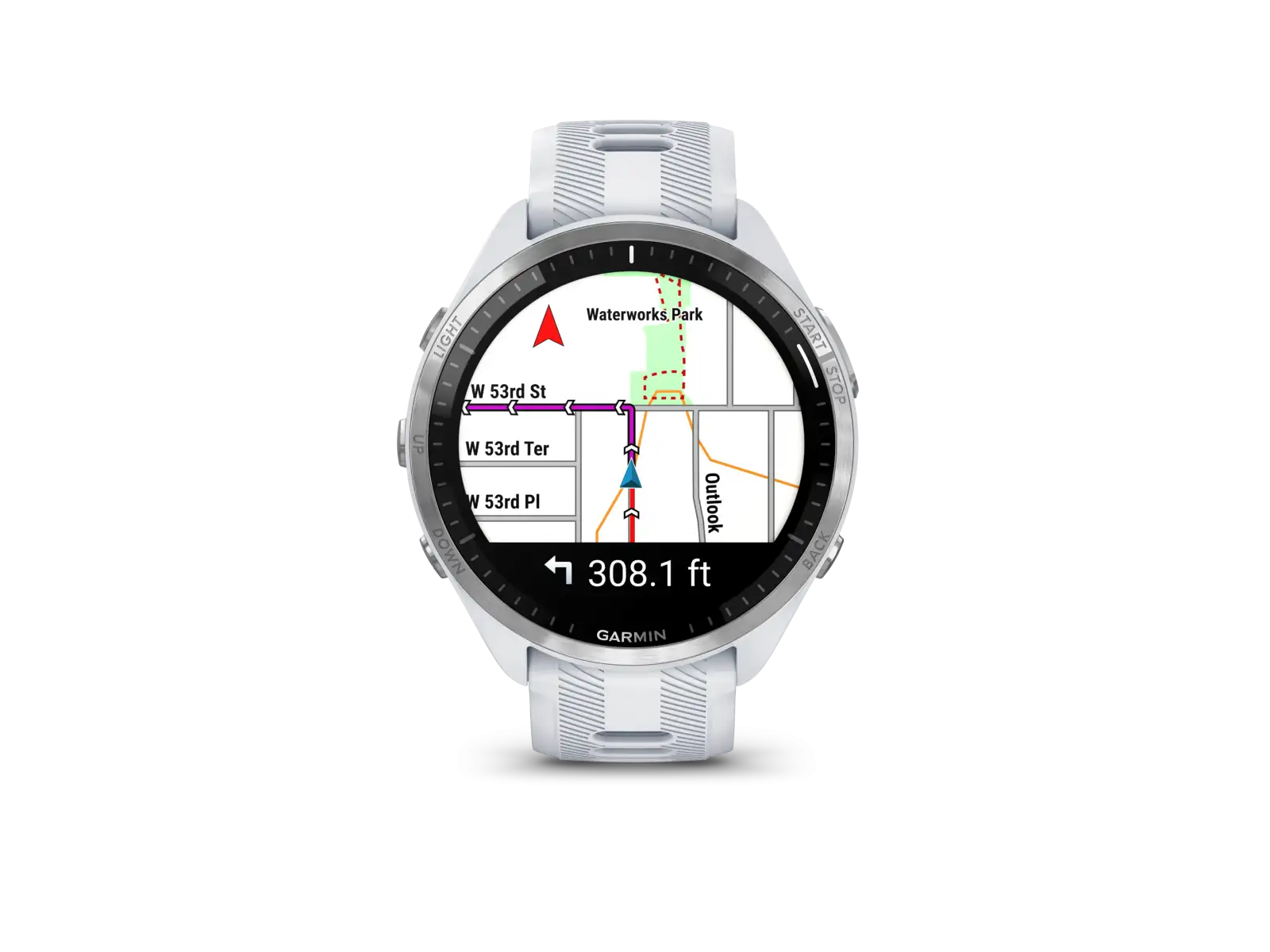 Garmin Forerunner 965 chytré hodinky Silver Titan/White