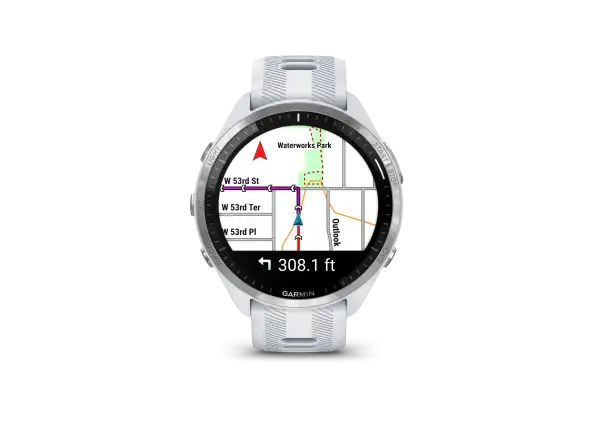 Garmin Forerunner 965 chytré hodinky Silver Titan/White