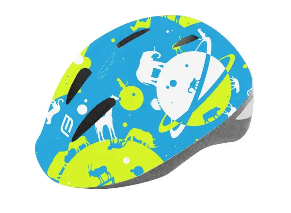 Force Fun Planets dětská přilba fluo/modrá