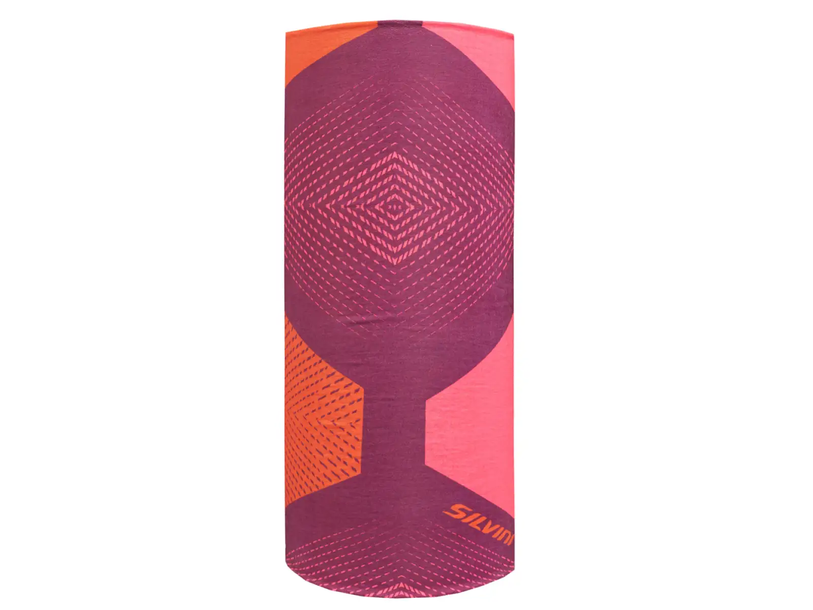 Silvini Motivo multifunkční šátek Plum/Pink vel. Uni