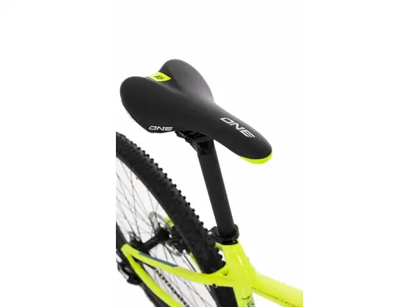 Rock Machine Manhattan 40-29 horské kolo gloss radioactvie yellow/black/petrol blue