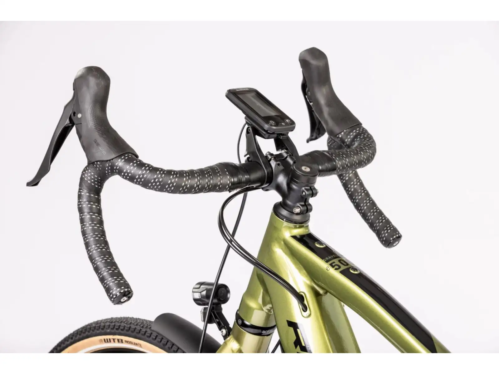 Rock Machine Gravelride e500 gravel elektrokolo Matte Khaki/Black