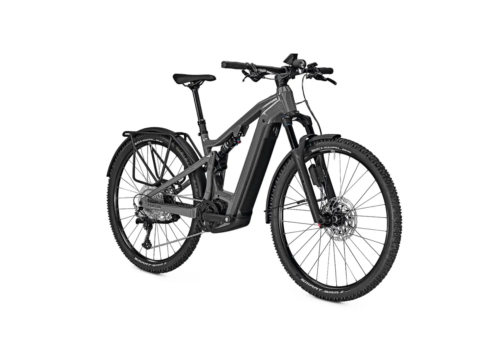 Focus Thron2 6.9 EQP ABS DI 625Wh horské elektrokolo Nepalsilver Glossy/Steelgrey Glossy