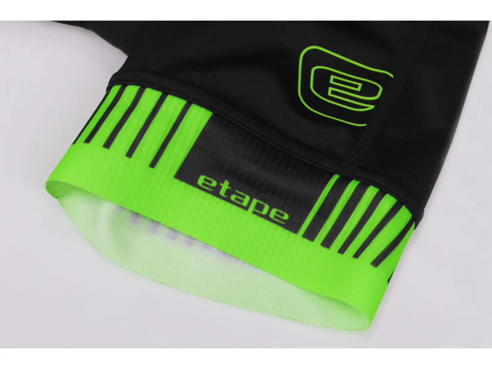 Etape Junior 2.0 dětské kraťasy s vložkou černá/zelená