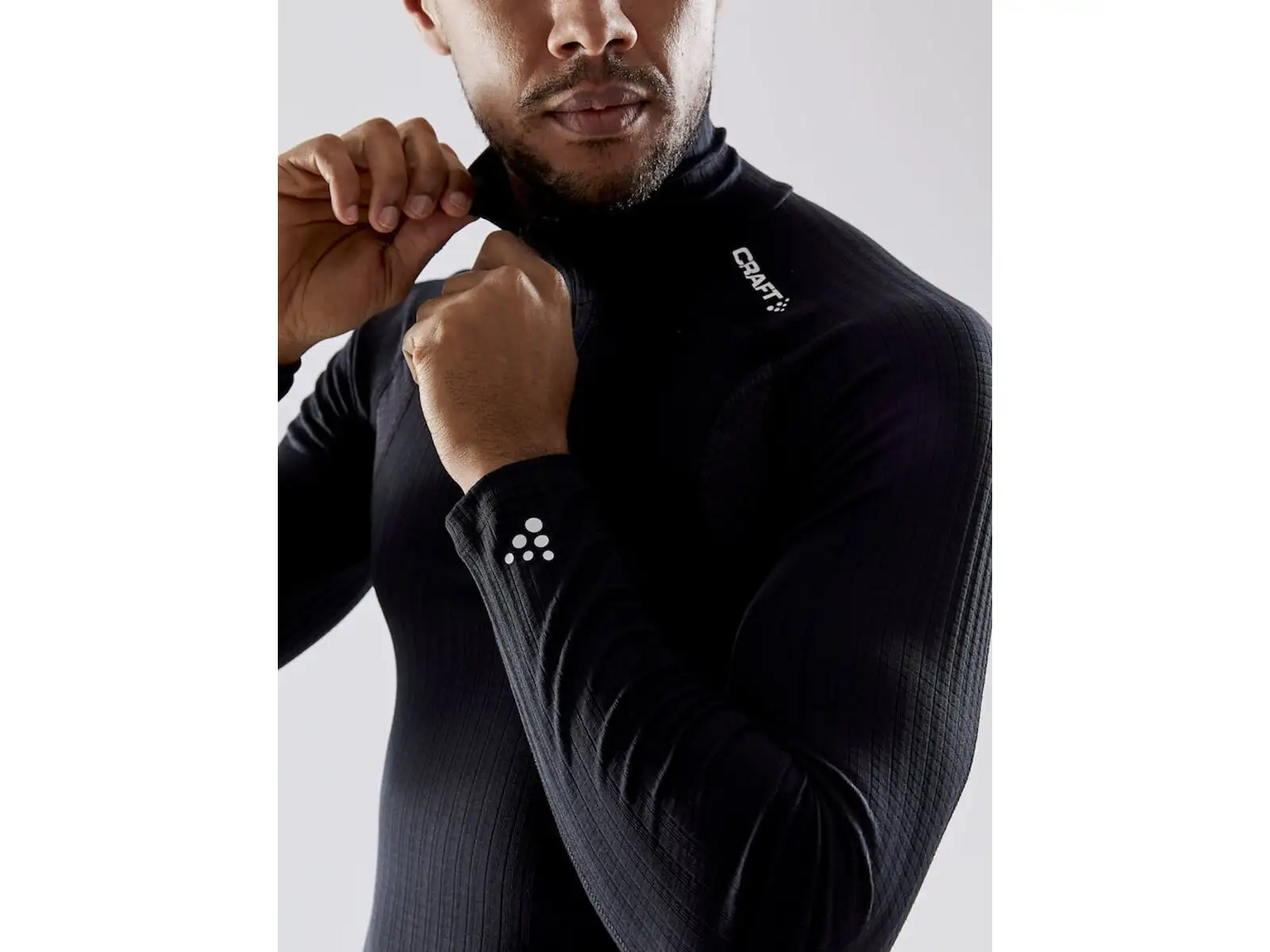 Craft Active Extreme X Zip pánské triko dlouhý rukáv černá