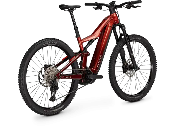 Focus THRON 9 720Wh celoodpružené elektrokolo Maroonred / Darkmaroon