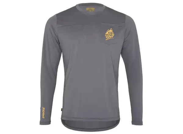 Silvini Ello pánský volný dres dlouhý rukáv Grey/Tiger