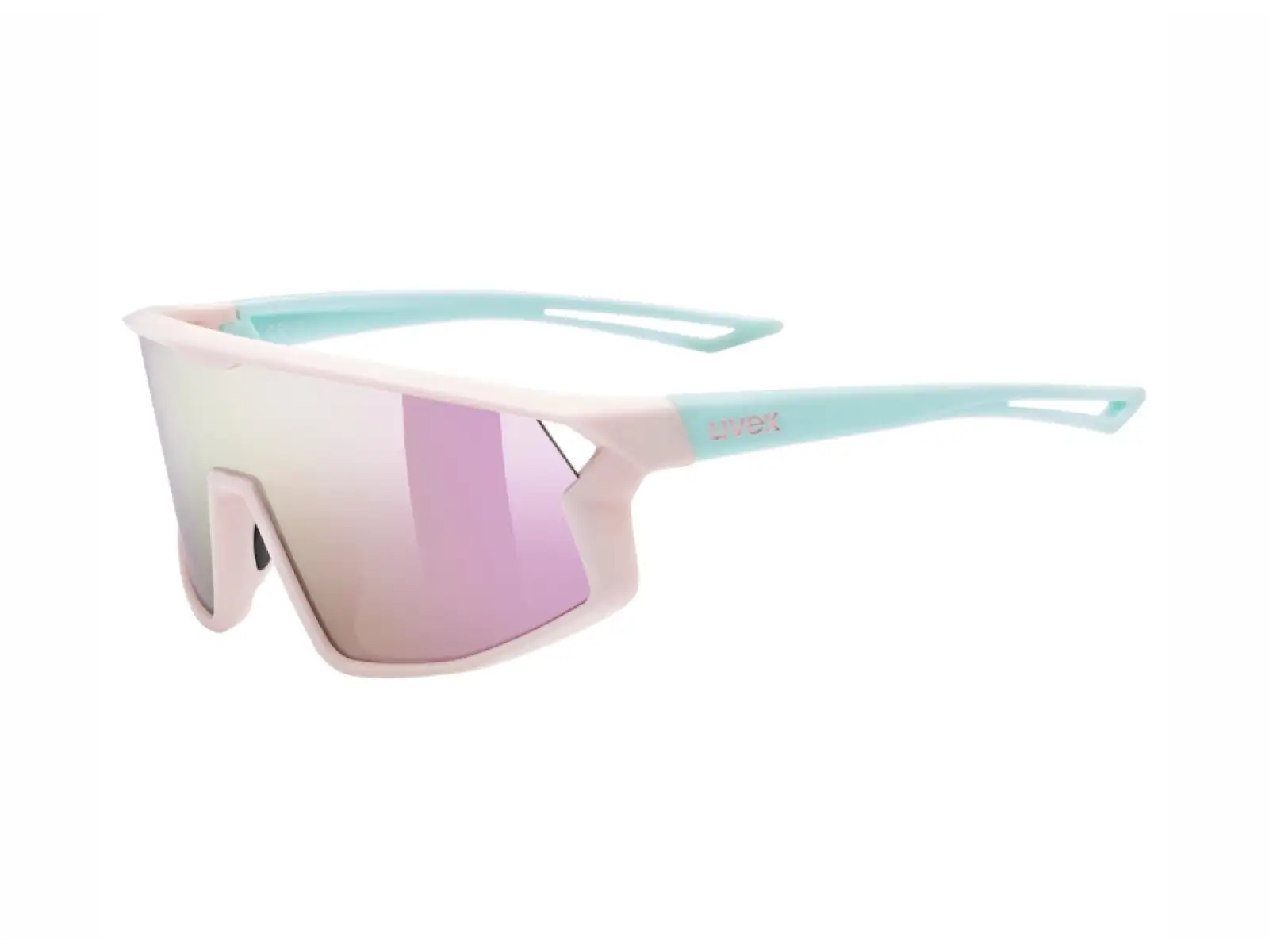 Uvex Skyryse JR. dětské brýle Pink/Green Matt/Mirror Pink