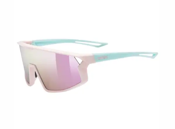Uvex Skyryse JR. dětské brýle Pink/Green Matt/Mirror Pink