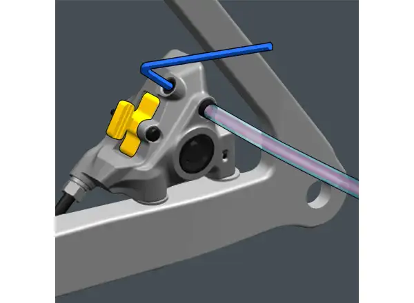 Shimano Ultegra BR-R8170 zadní třmen kotoučové brzdy flat mount polymer L03A + chladič