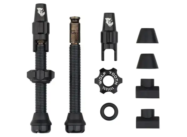 Wolf Tooth bezdušové ventilky Click Valve kit 44mm černá