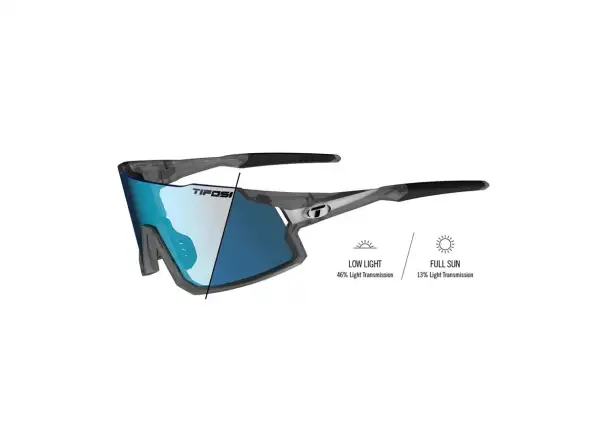 Tifosi Stash sportovní brýle Matte Smoke/Clarion Blue Fototec