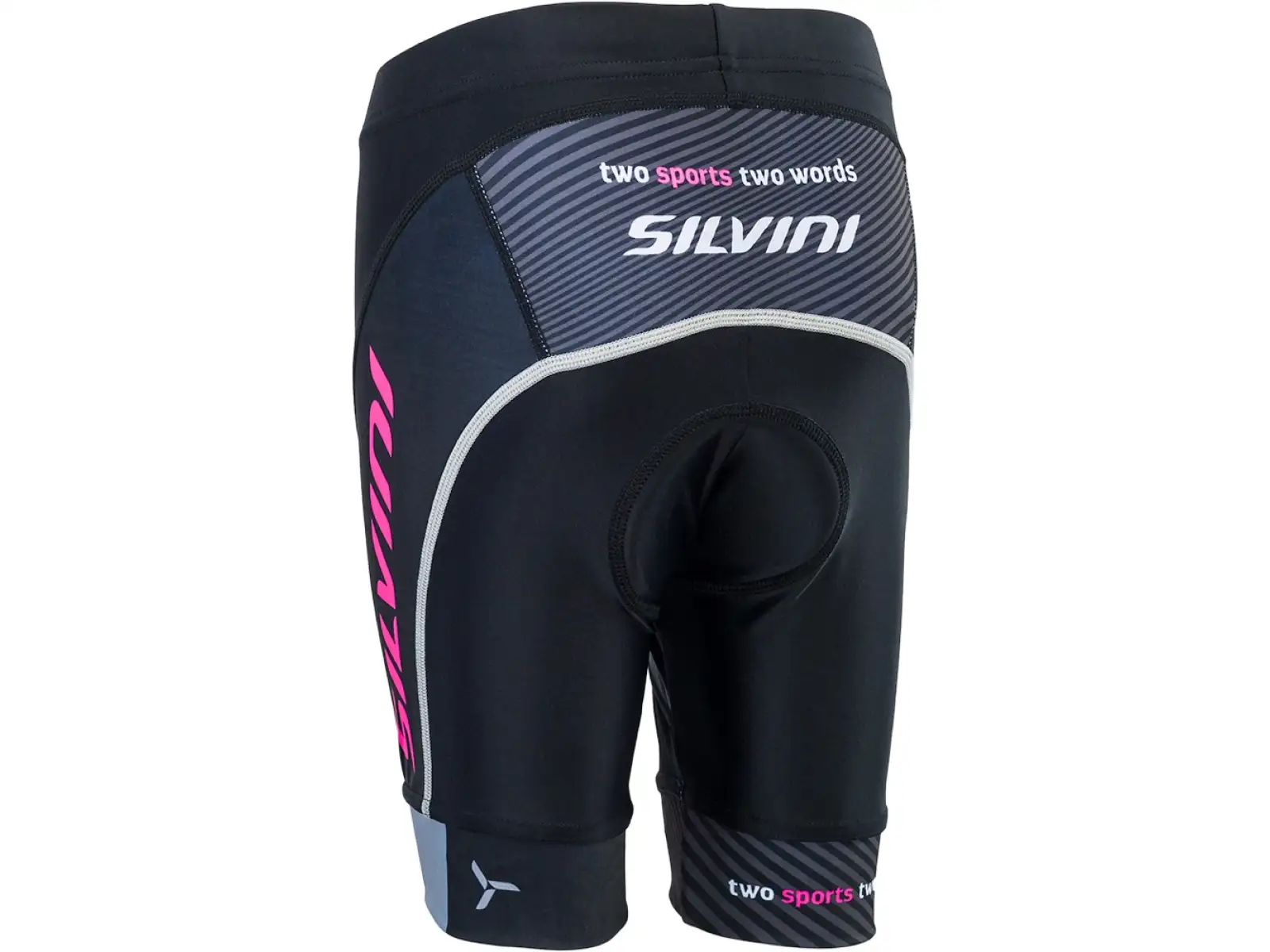 Silvini Team dětské cyklistické kraťasy black/pink