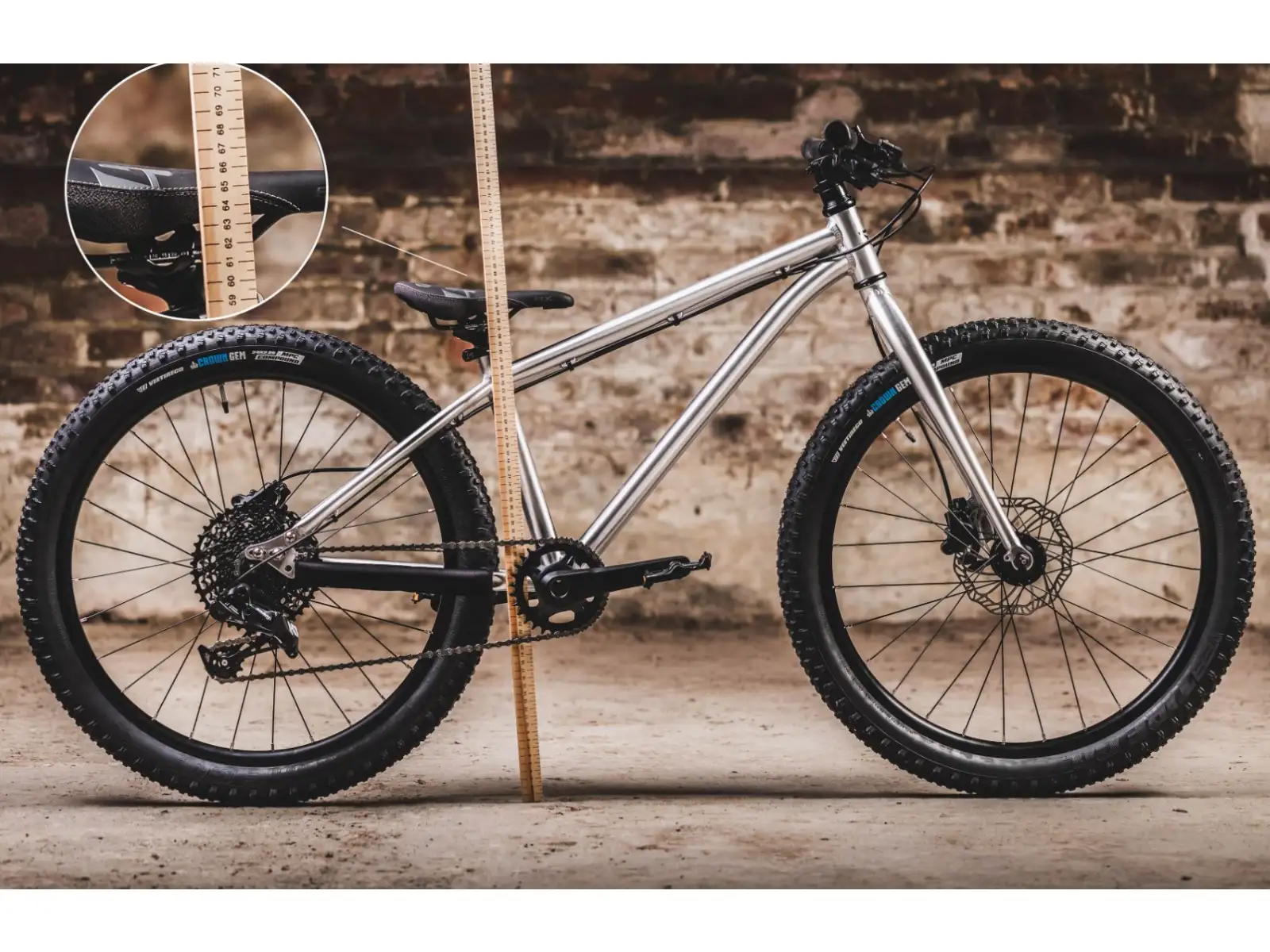 Early Rider Seeker 24 dětské kolo Brushed Aluminium