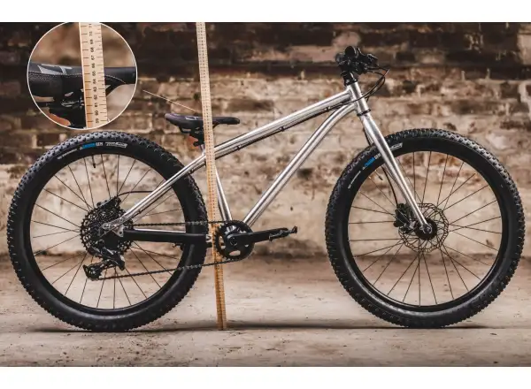 Early Rider Seeker 24 dětské kolo Brushed Aluminium